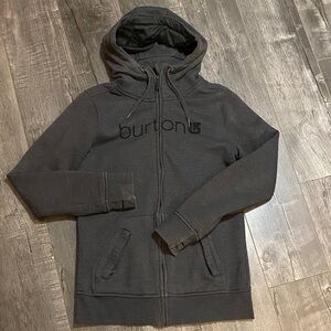 Burton Charcoal Hoodie Sweatshirt